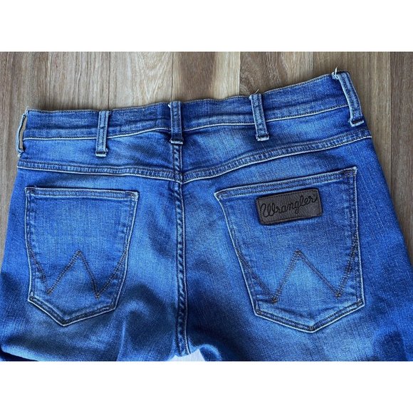 Wrangler Bryson Skinny Jeans Size 32x32 Blue Light Wash - Picture 4 of 6